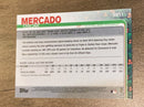Oscar Mercado Cleveland Indians MLB 2019 Topps Holiday HW51 RC Topps