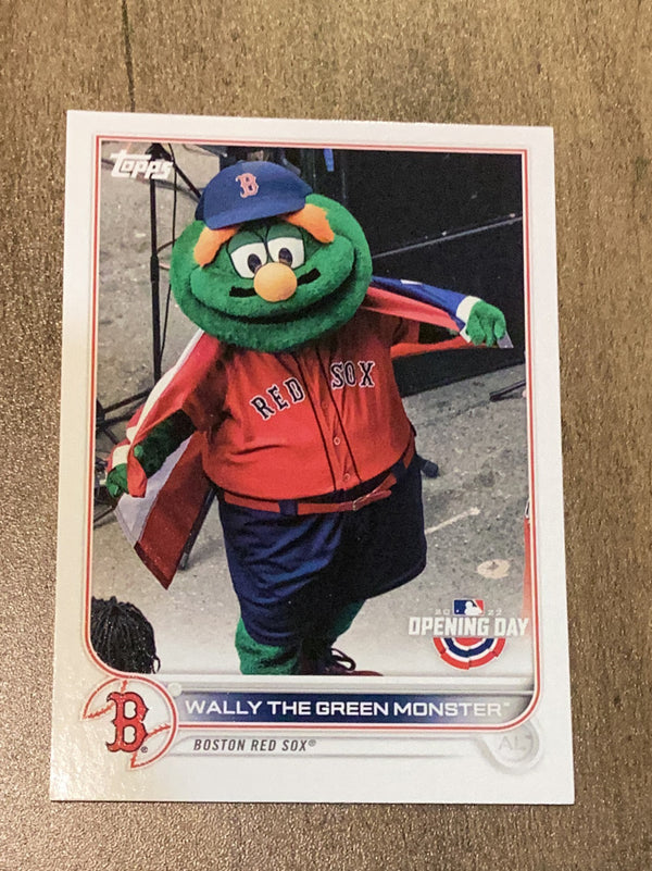 Wally the Green Monster Boston Red Sox MLB 2022 Topps Opening Day - Mascots M-2 MAS