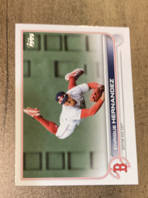 Enrique Hernandez Boston Red Sox MLB 2022 Topps 90 