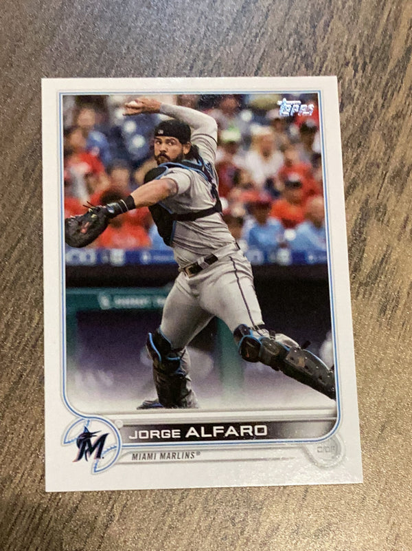 Jorge Alfaro Miami Marlins MLB 2022 Topps 36 