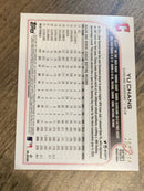 Yu Chang Cleveland Guardians MLB 2022 Topps Update - Orange Rainbow Foil US203 SN299 Topps