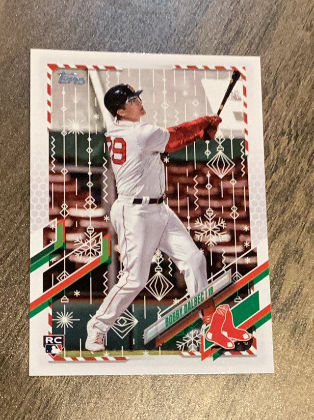 Bobby Dalbec Boston Red Sox MLB 2021 Topps Holiday HW79 RC