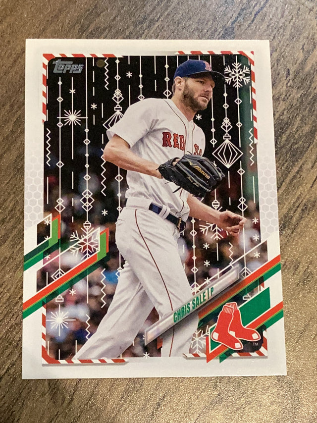 Chris Sale Boston Red Sox MLB 2021 Topps Holiday HW179 