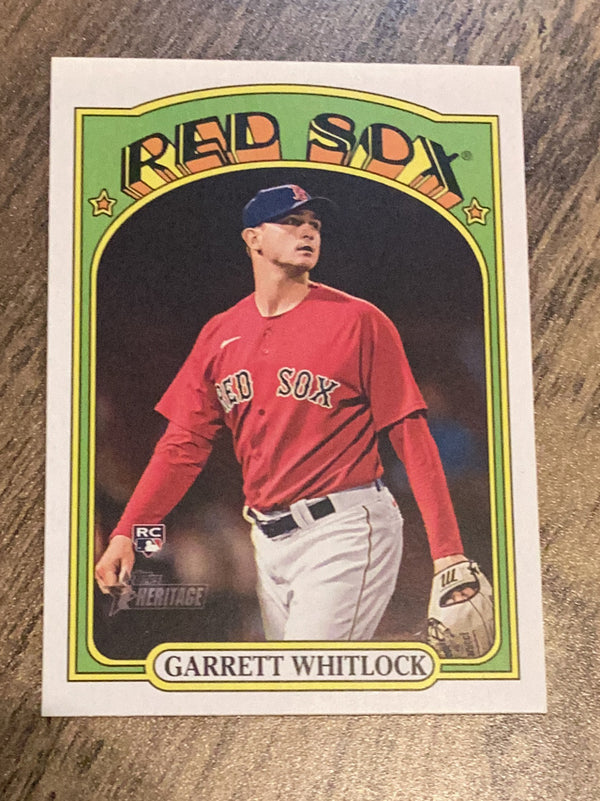 Garrett Whitlock Boston Red Sox MLB 2021 Topps Heritage 518 RC