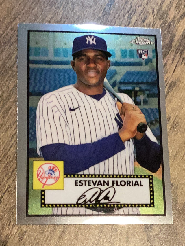 Estevan Florial New York Yankees MLB 2021 Topps Chrome Platinum Anniversary 71 