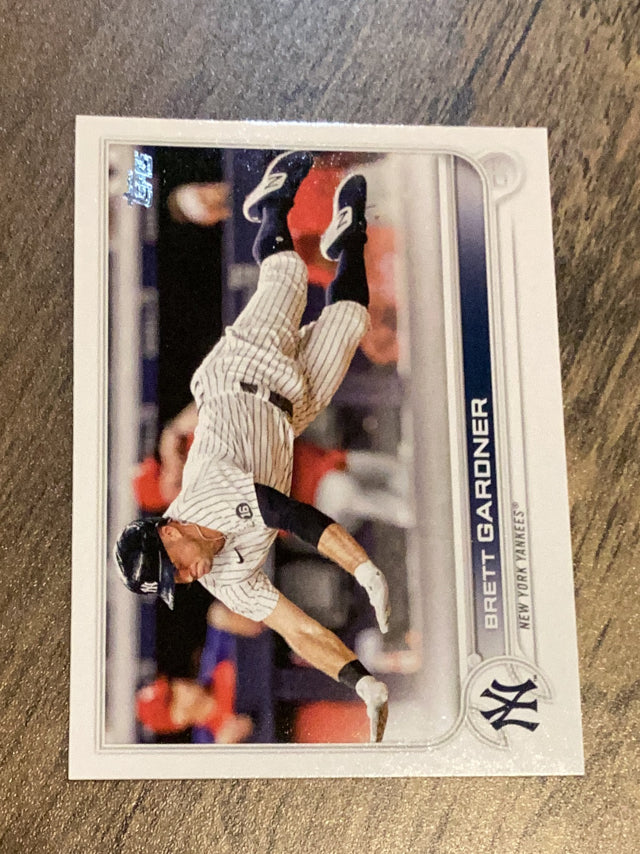 Brett Gardner
BASE: Brett Gardner New York Yankees MLB 2022 Topps 49 BASE: Brett Gardner