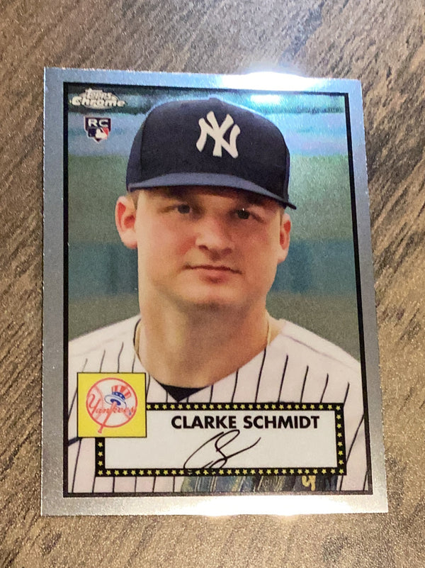 Clarke Schmidt New York Yankees MLB 2021 Topps Chrome Platinum Anniversary 10 RC