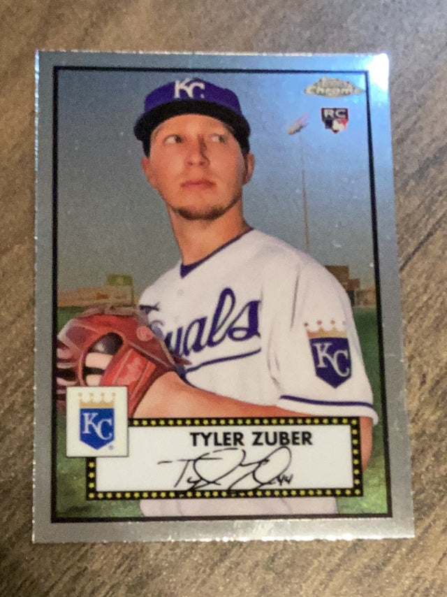 Tyler Zuber Kansas City Royals MLB 2021 Topps Chrome Platinum Anniversary 127 RC