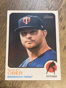 Bailey Ober Minnesota Twins MLB 2022 Topps Heritage 632 
