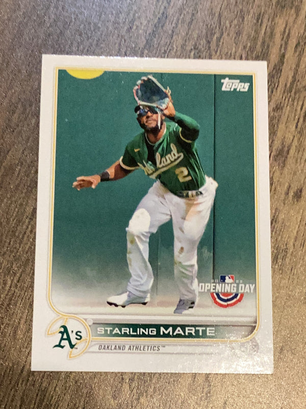 Starling Marte Oakland Athletics MLB 2022 Topps Opening Day 151 