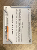 Justin Verlander Houston Astros MLB 2020 Topps Update U-194 AS Topps
