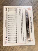 Brandon Nimmo New York Mets MLB 2022 Topps 344 Topps