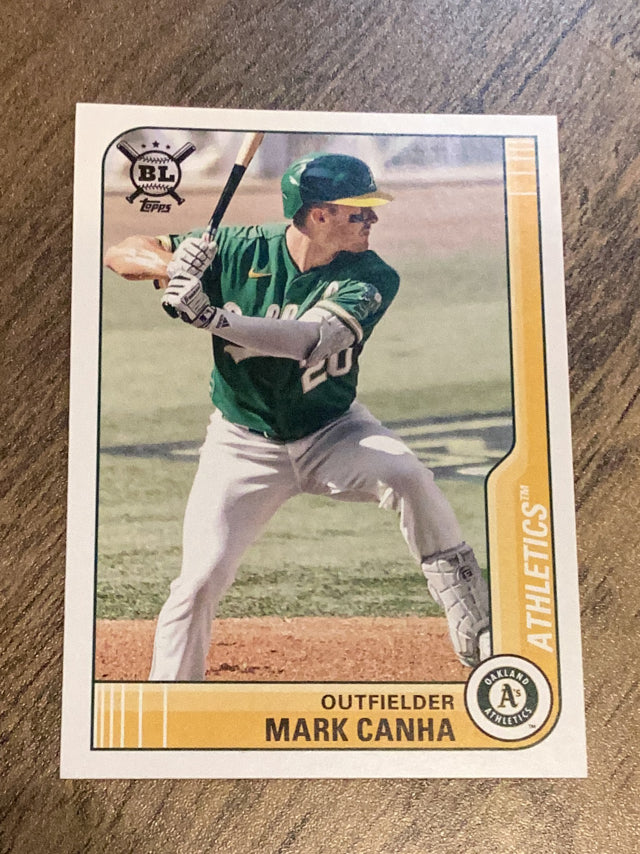 Mark Canha Oakland Athletics MLB 2021 Topps Big League 41 