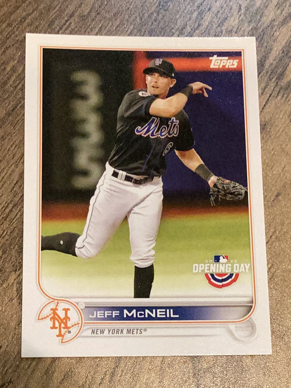 Jeff McNeil New York Mets MLB 2022 Topps Opening Day 4 