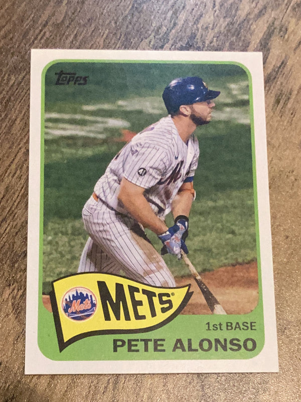 Pete Alonso New York Mets MLB 2021 Topps - 1965 Topps Redux T65-31 