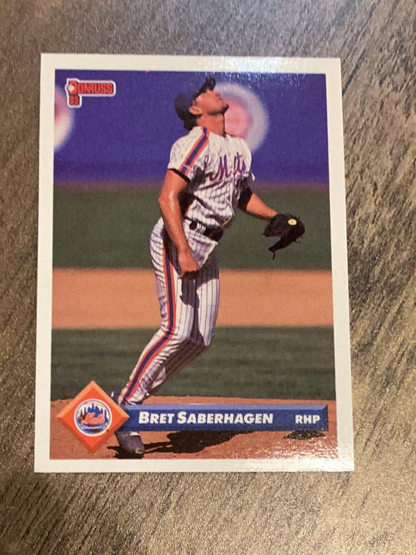 Bret Saberhagen New York Mets MLB 1993 Donruss 222 