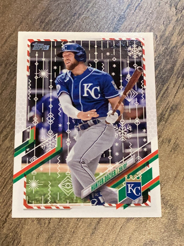 Hunter Dozier Kansas City Royals MLB 2021 Topps Holiday HW121 