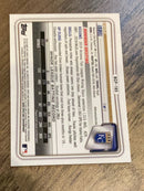 Kyle Isbel Kansas City Royals MLB 2020 Bowman Chrome - Prospects Mojo Refractor Blue BCP-165 SN150 Bowman