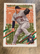 Zack Greinke Houston Astros MLB 2021 Topps Holiday HW9 