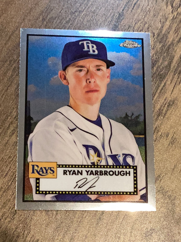 Ryan Yarbrough Tampa Bay Rays MLB 2021 Topps Chrome Platinum Anniversary 410 