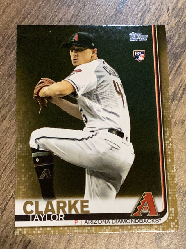 Taylor Clarke Arizona Diamondbacks MLB 2019 Topps Update - Gold US169 SN2019