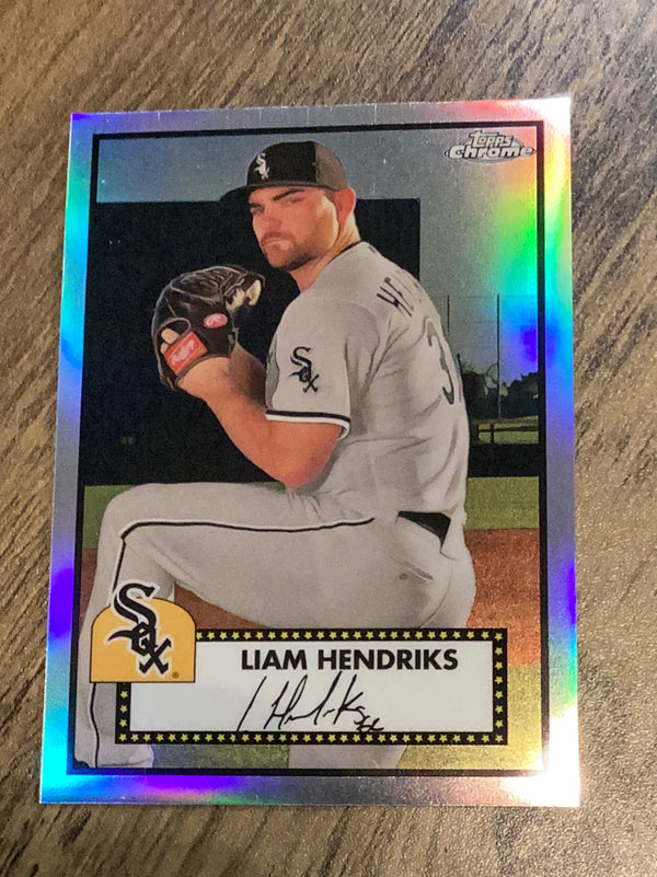 Liam Hendriks Chicago White Sox MLB 2021 Topps Chrome Platinum Anniversary: Refractor 357 