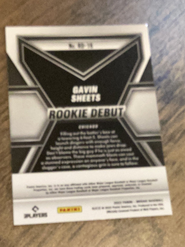 Gavin Sheets Chicago White Sox MLB 2022 Panini Mosaic: Rookie Debut RD-16 Panini