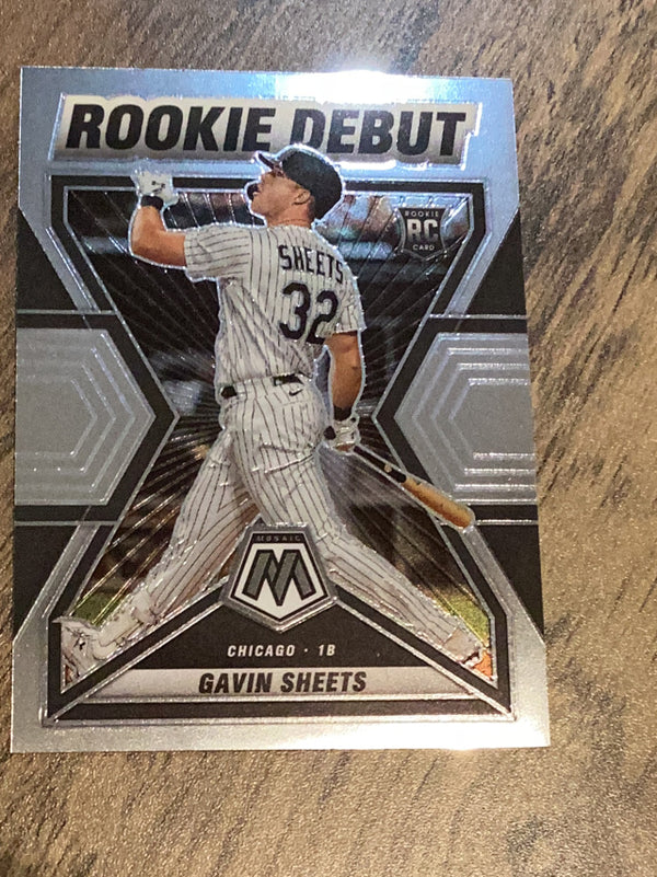 Gavin Sheets Chicago White Sox MLB 2022 Panini Mosaic: Rookie Debut RD-16 