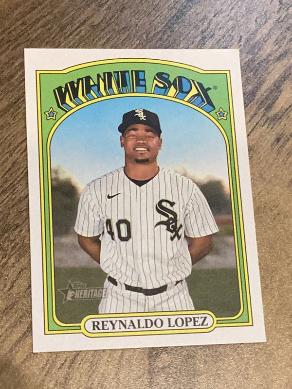 Reynaldo Lopez Chicago White Sox MLB 2021 Topps Heritage 605 