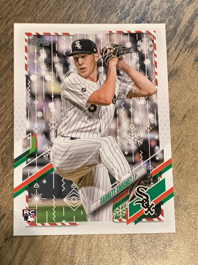 Garrett Crochet Chicago White Sox MLB 2021 Topps Holiday HW118 RC