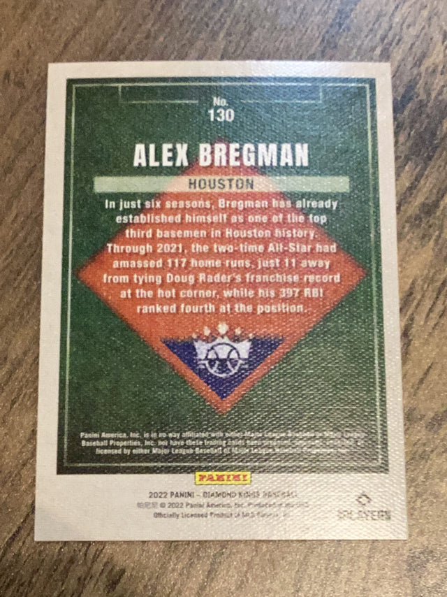 Alex Bregman Houston Astros MLB 2022 Panini Diamond Kings 130 SP Panini