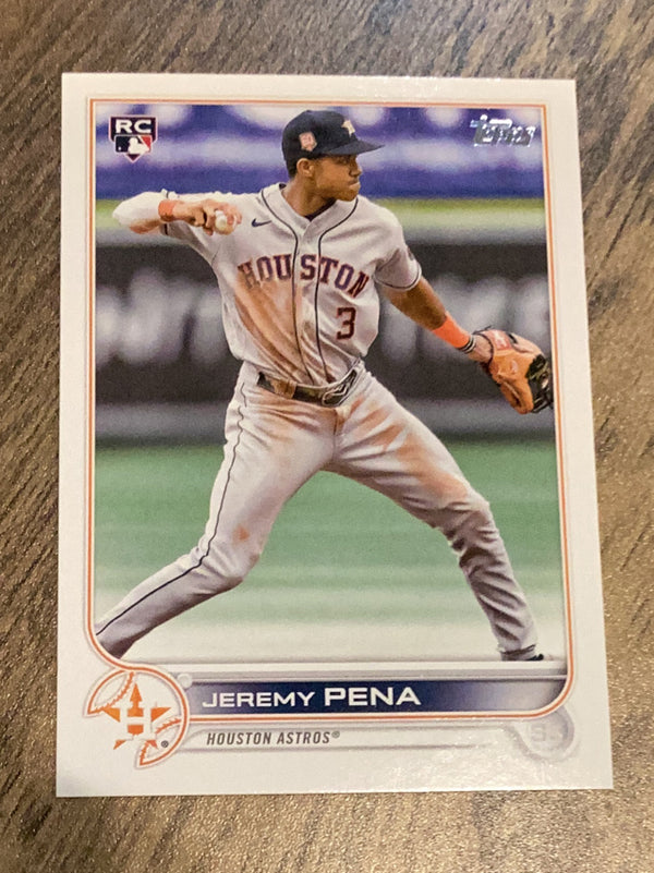 Jeremy Pena Houston Astros MLB 2022 Topps Update US253 RC