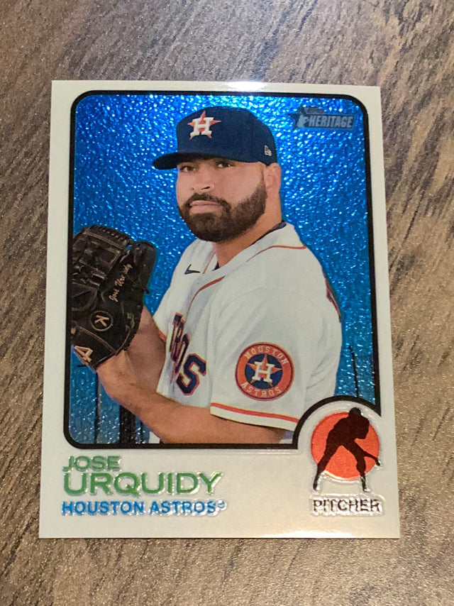 Jose Urquidy Houston Astros MLB 2022 Topps Heritage: Chrome Refractor 647 SN673