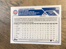 Christopher Morel Chicago Cubs MLB 2023 Topps 308 RC Topps