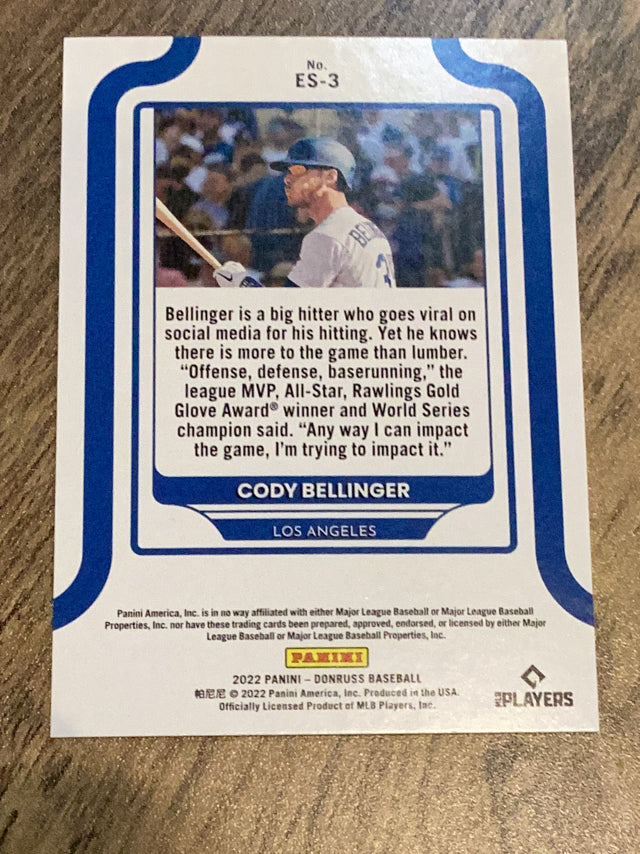 Cody Bellinger Los Angeles Dodgers MLB 2022 Donruss: Elite Series Vector ES-3 Donruss