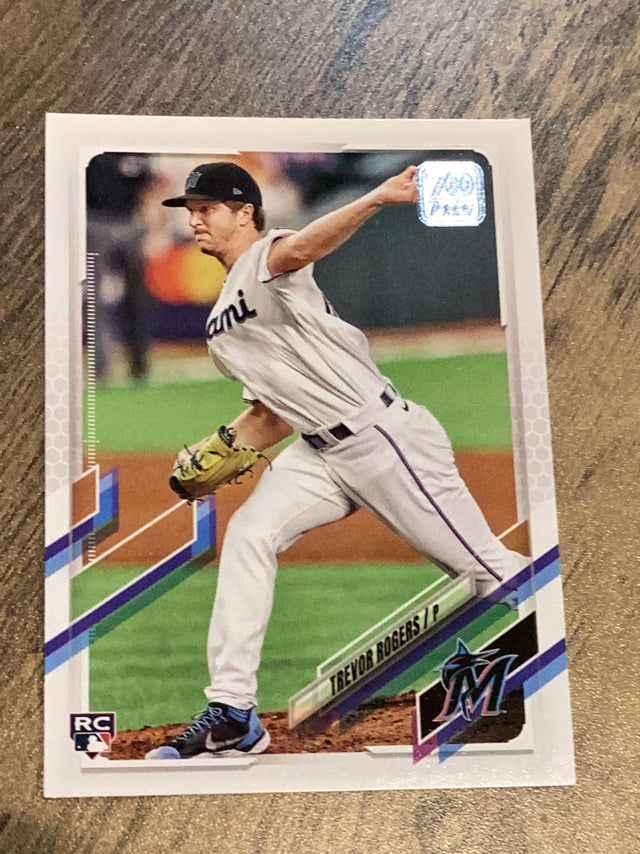 Trevor Rogers Miami Marlins MLB 2021 Topps 563 