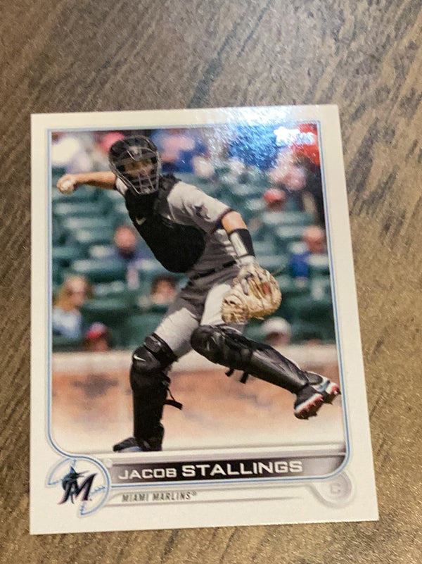 Jacob Stallings Miami Marlins MLB 2022 Topps Update US175 