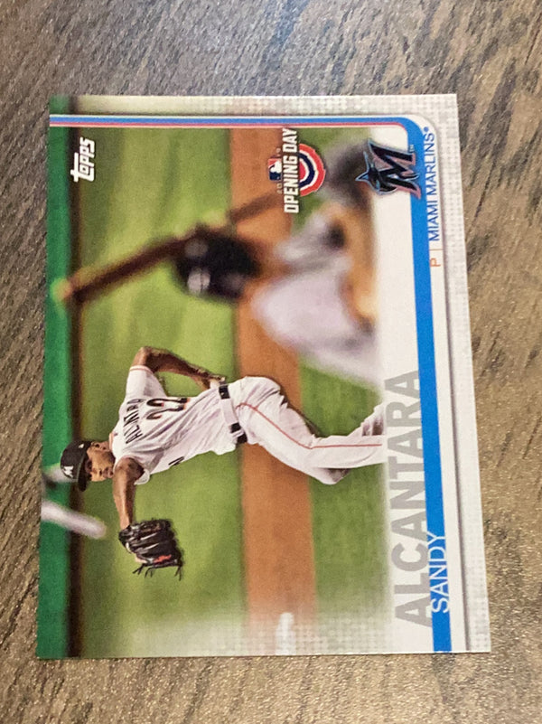 Sandy Alcantara Miami Marlins MLB 2019 Topps Opening Day 17 