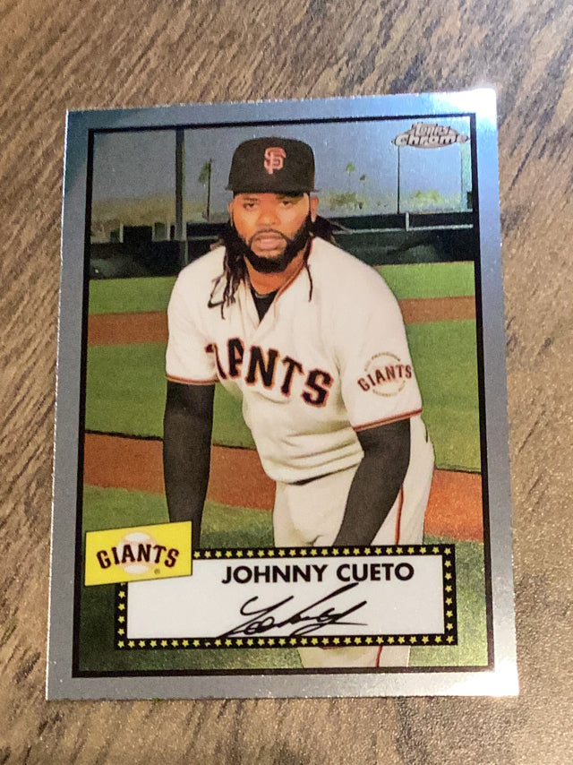 Johnny Cueto San Francisco Giants MLB 2021 Topps Chrome Platinum Anniversary 132 