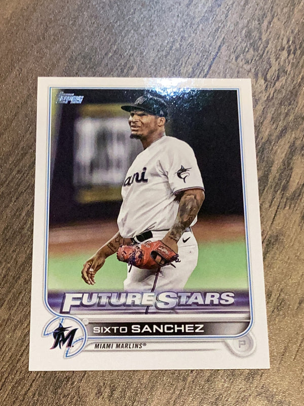 Sixto Sanchez Miami Marlins MLB 2022 Topps 621 FS