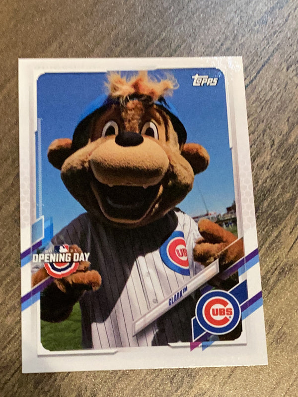 Clark Chicago Cubs MLB 2021 Topps Opening Day - Mascots M-1 