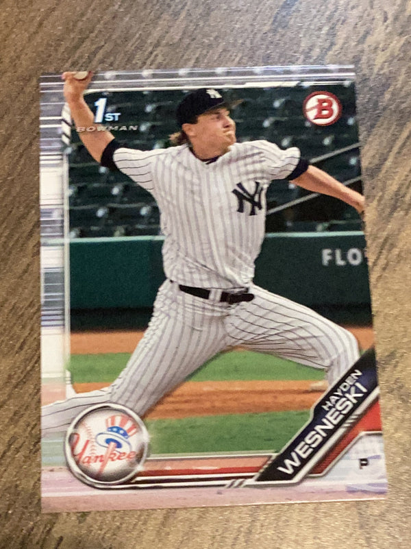 Hayden Wesneski New York Yankees MLB 2019 Bowman Draft BD-177 FBC