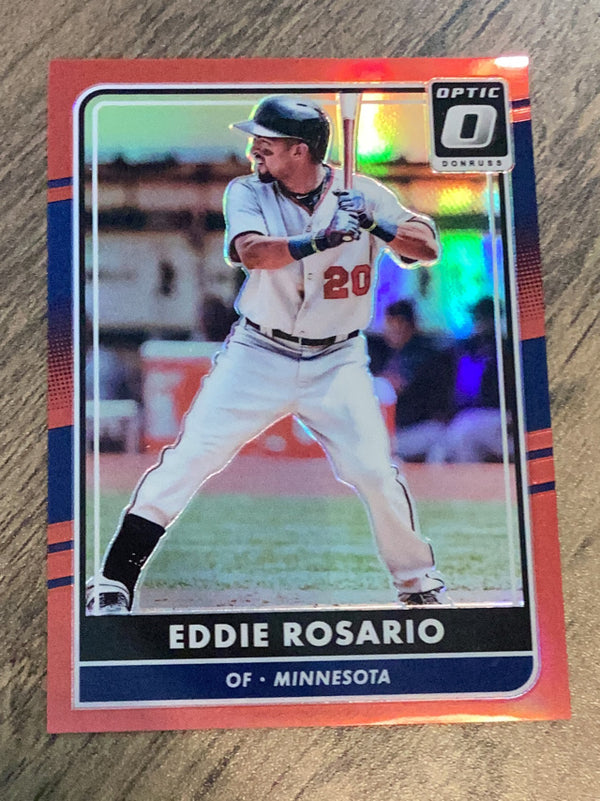 Eddie Rosario Minnesota Twins MLB 2016 Donruss Optic - Red 93 SN99