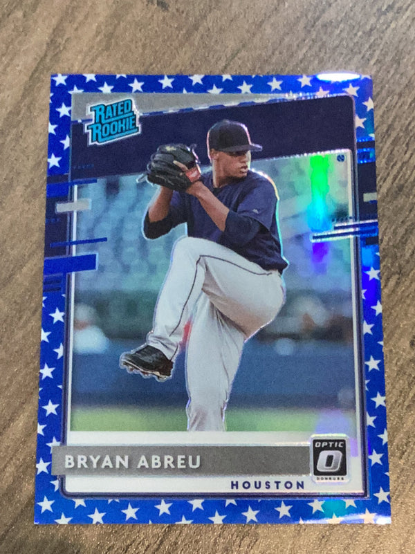Bryan Abreu Houston Astros MLB 2020 Donruss Optic - Spirit Of 76 31 RR, SN76