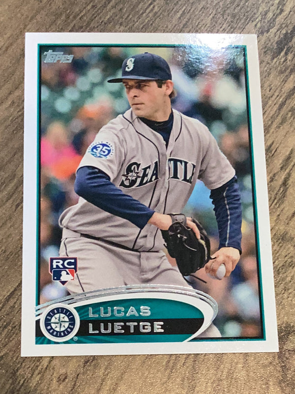 Lucas Luetge Seattle Mariners MLB 2012 Topps Update US236 RC