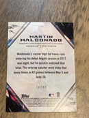 Martin Maldonado Los Angeles Angels MLB 2018 Topps Fire - Purple 173 SN99 Topps