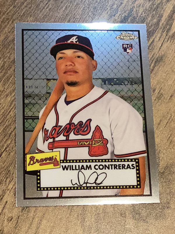 William Contreras Atlanta Braves MLB 2021 Topps Chrome Platinum Anniversary 24 RC