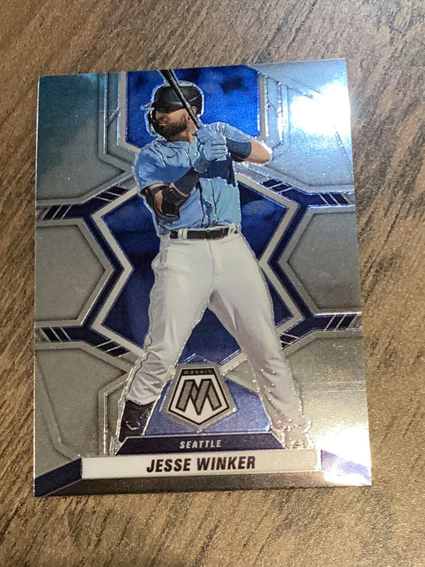 Jesse Winker Seattle Mariners MLB 2022 Panini Mosaic 14 