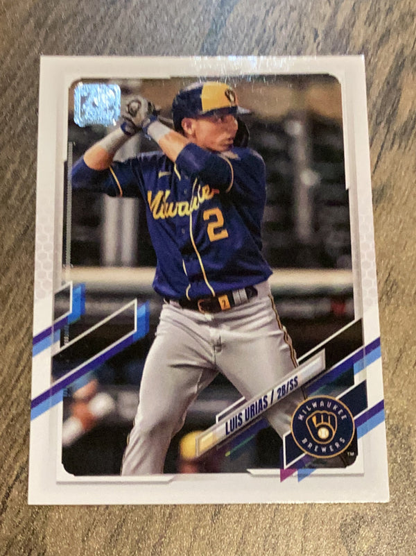 Luis Urias Milwaukee Brewers MLB 2021 Topps 543 