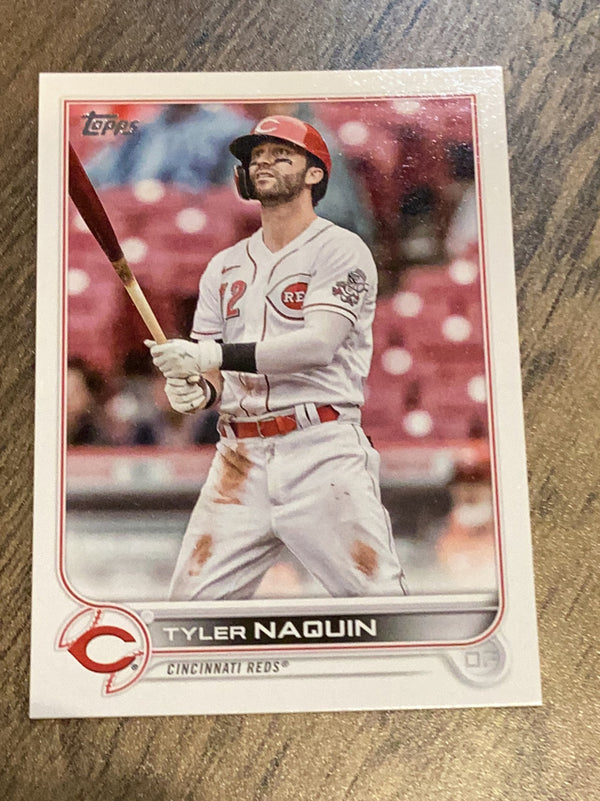 Tyler Naquin Cincinnati Reds MLB 2022 Topps Update: Advanced Stat US80 SN300